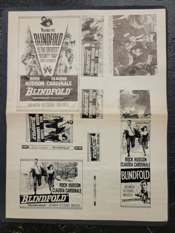 "Blindfold" Original Movie Ad Clip Art Print