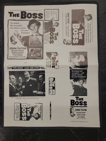 "The Boss" Original Movie Ad Clip Art Print