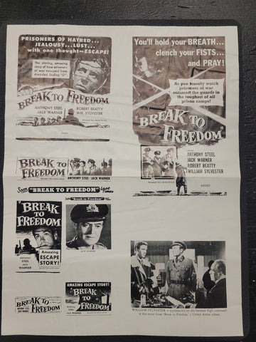 "Break To Freedom" Original Movie Ad Clip Art Print