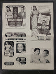"Bright Road" Original Movie Ad Mat Mold and Ad Clip Art Print
