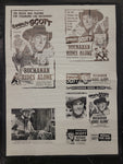 "Buchanan Rides Alone" Original Movie Ad Clip Art Print
