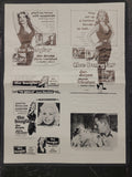 "The Burglar" Original Movie Ad Mat Mold and Ad Clip Art Print