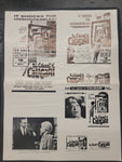 "The Cabinet of Caligari" Original Movie Ad Mat Mold and Ad Clip Art Print