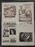 "Cangaceiro (The Bandit)" Original Movie Ad Clip Art Print