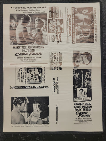 "Cape Fear" Original Movie Ad Clip Art Print