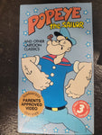 Popeye The Sailor VHS