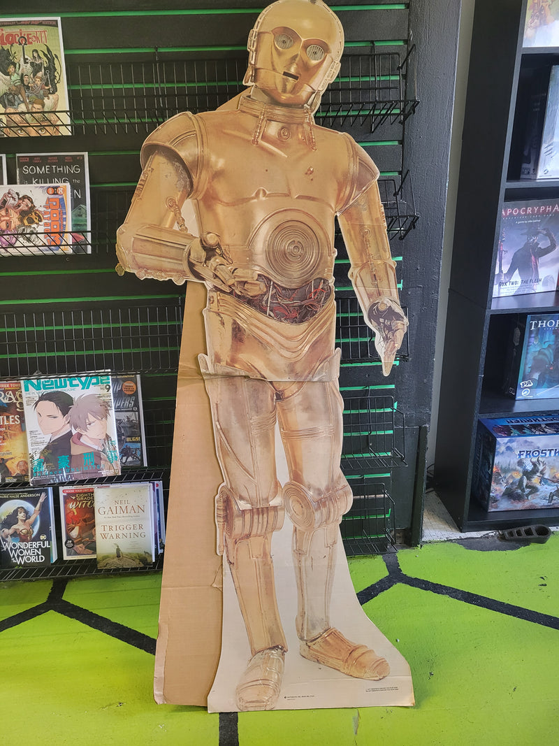 Original 1977 C-3P0 Cardboard Stand Up