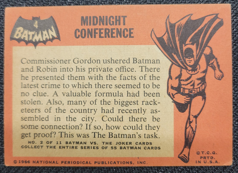 1966 Batman Cards - Midnight Conference #4