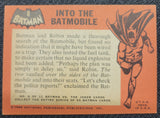 1966 Batman Cards - Into The Batmobile #8