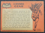1966 Batman Cards - Crime Czar #10