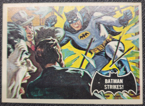 1966 Batman Cards - #12 Batman Strikes! (2)