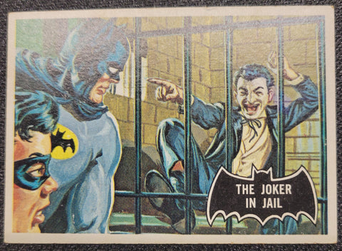 1966 Batman Cards - #13 The Joker In Jail (2)