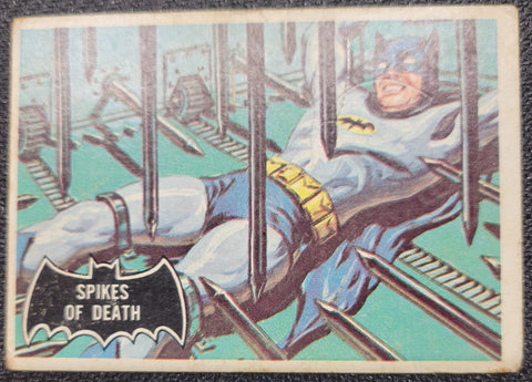 1966 Batman Cards - #17 Spikes Of Death