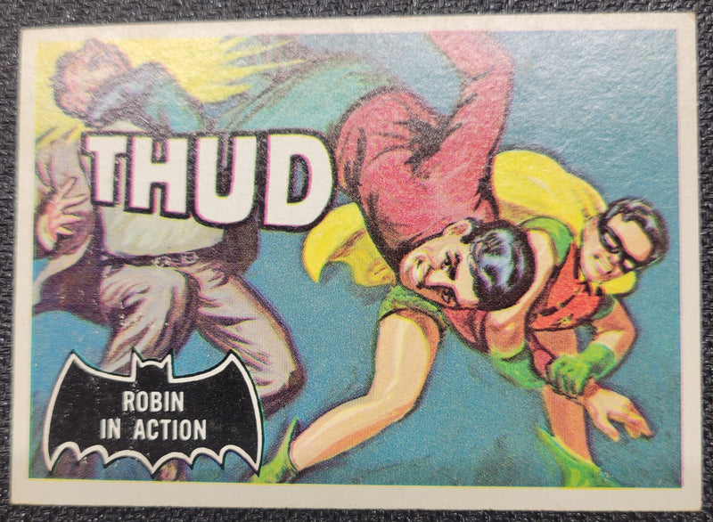 1966 Batman Cards - #18 Robin In Action (2)