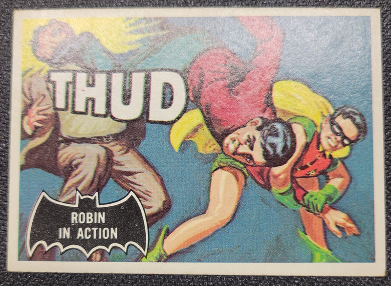 1966 Batman Cards - #18 Robin In Action (3)