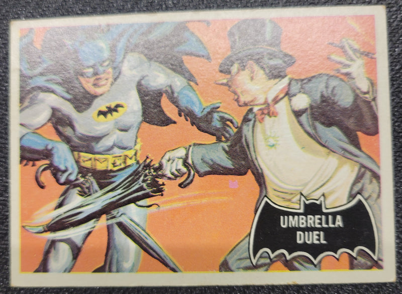 1966 Batman Cards - #23 Umbrella Duel