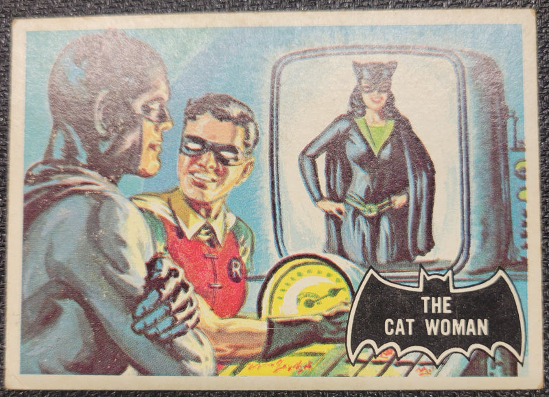 1966 Batman Cards - #25 The Cat Woman