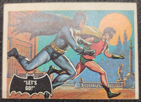 1966 Batman Cards - #28 "Let's Go"