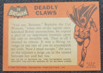 1966 Batman Cards - #34 Deadly Claws (2)