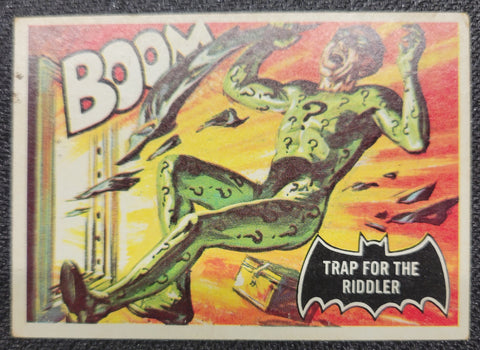 1966 Batman Cards - #45 Trap For The Riddler (2)