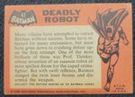 1966 Batman Cards - #47 Deadly Robot