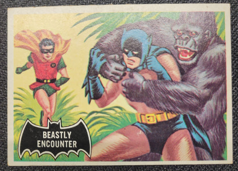 1966 Batman Cards - #50 Beastly Encounters