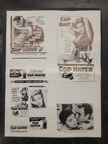 "Cop Hater" Original Movie Ad Clip Art Print