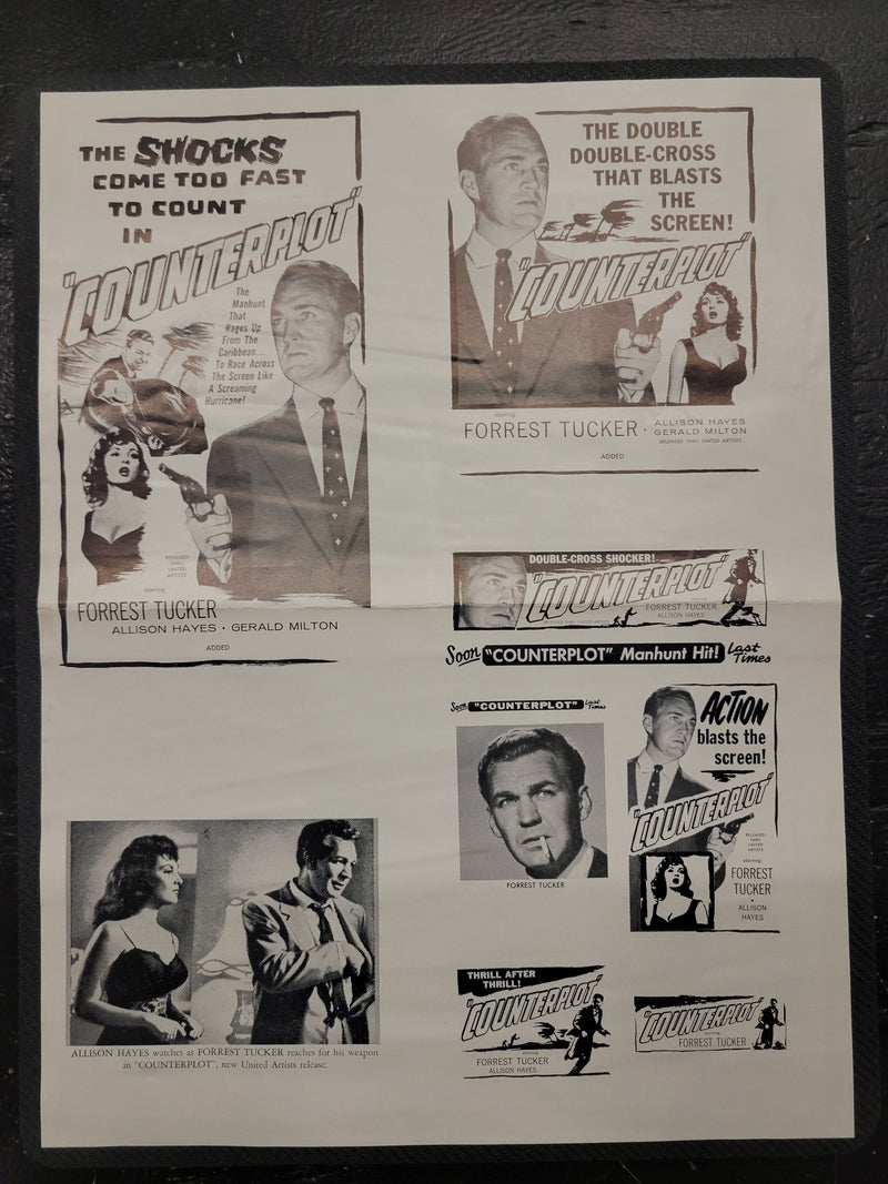 "Counterplot" Original Movie Ad Clip Art Print
