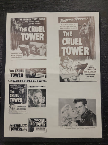 "The Cruel Tower" Original Movie Ad Clip Art Print