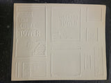 "The Cruel Tower" Original Movie Ad Mat Mold and Ad Clip Art Print
