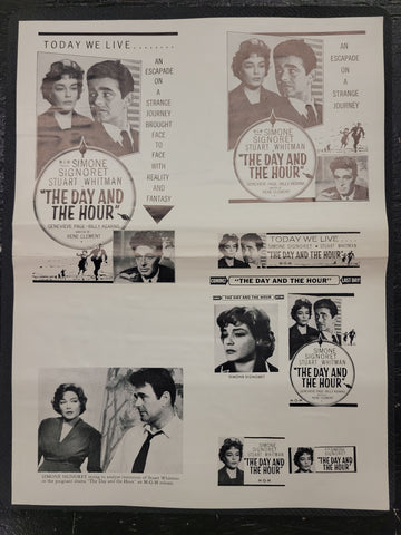 "The Day And The Hour" Original Movie Ad Clip Art Print