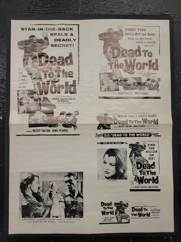 "Dead To The World" Original Movie Ad Clip Art Print