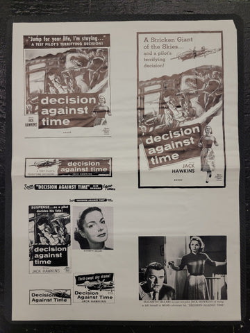 "Decision Against Time" Original Movie Ad Clip Art Print