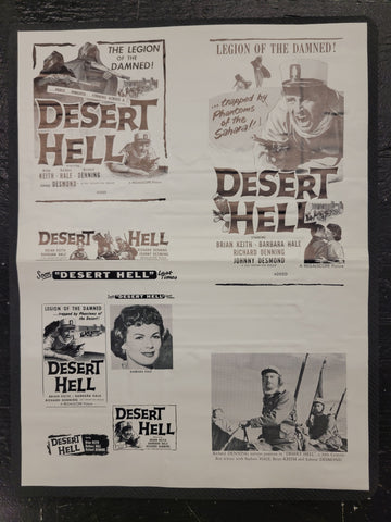 "Desert Hell" Original Movie Ad Clip Art Print