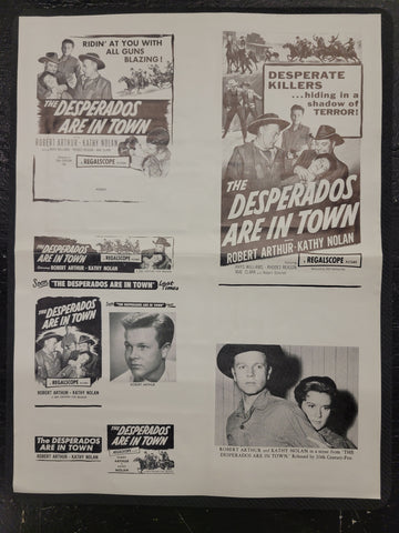 "The Desperados Are In Town" Original Movie Ad Clip Art Print