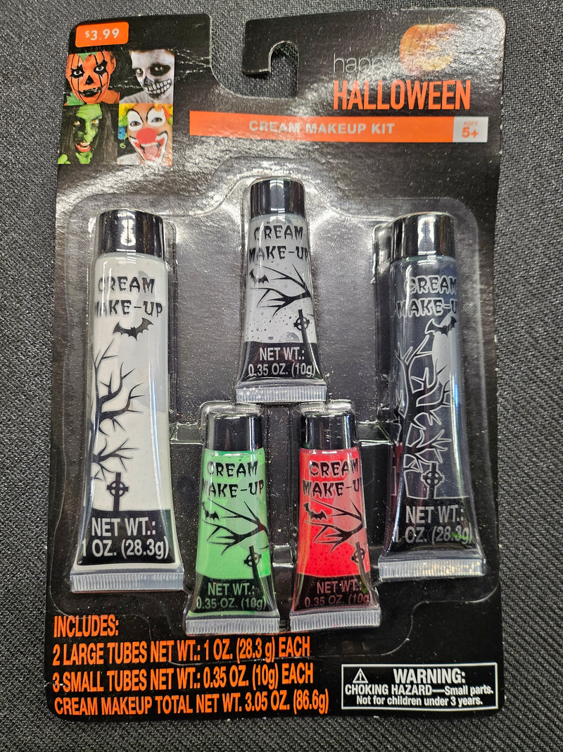 Halloween Cream Make Up Kit