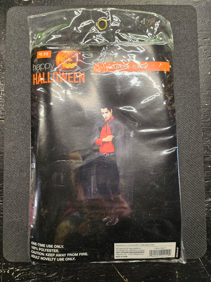 Halloween Adult Black Cape