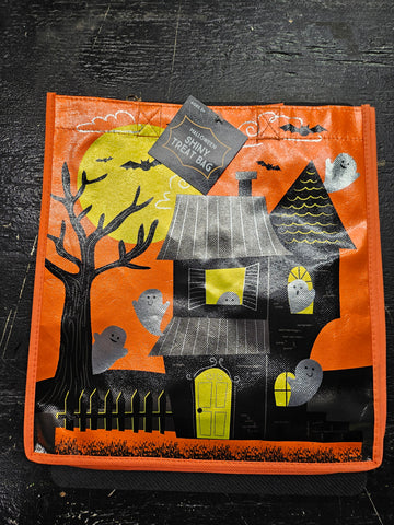 Shiny Haunted House trick or treat bag