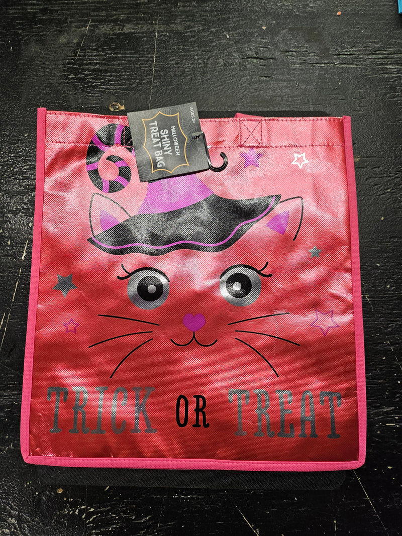 Shiny Cat Witch trick or treat bag