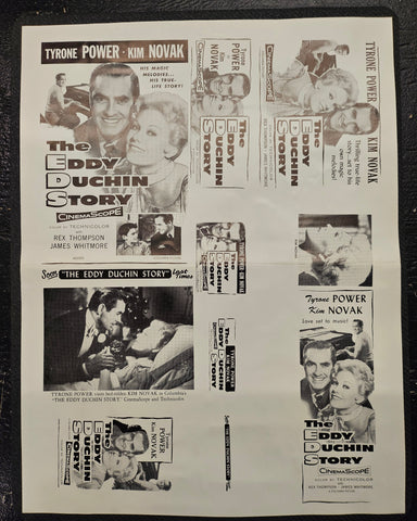 "The Eddy Duchin Story" Original Movie Ad Clip Art Print