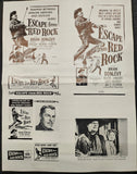 "Escape From Red Rock" Original Movie Ad Mat Mold and Ad Clip Art Print
