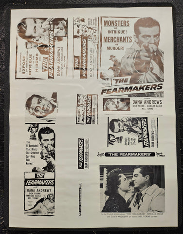 "The Fearmakers" Original Movie Ad Clip Art Print