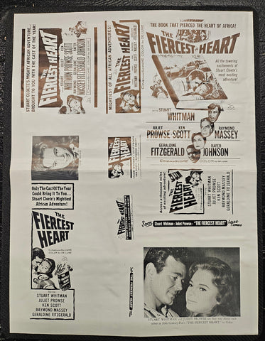 "The Fiercest Heart" Original Movie Ad Clip Art Print