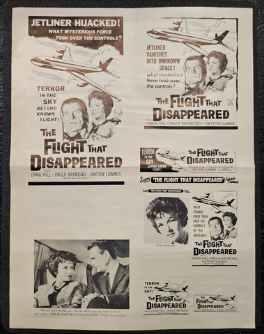 "The Flight That Disappeared" Original Movie Ad Clip Art Print