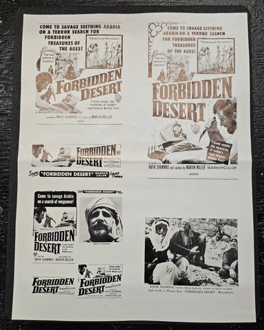 "Forbidden Desert" Original Movie Ad Clip Art Print