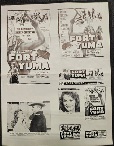 "Fort Yuma" Original Movie Ad Clip Art Print