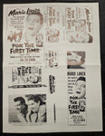 "For The First Time" Original Movie Ad Clip Art Print