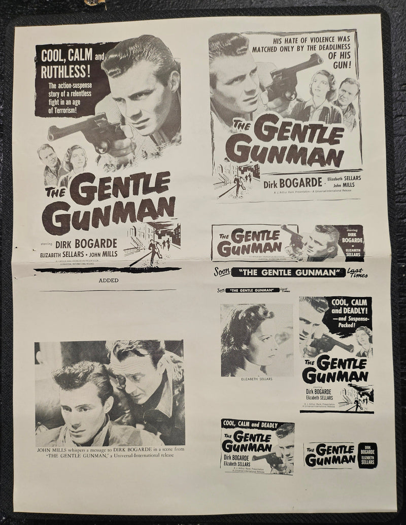 "The Gentle Gunman" Original Movie Ad Clip Art Print