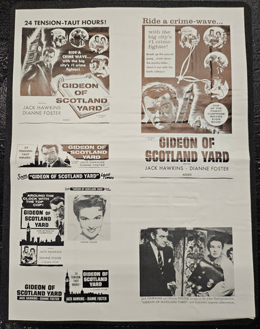 "Gideon of Scotland Yard" Original Movie Ad Clip Art Print