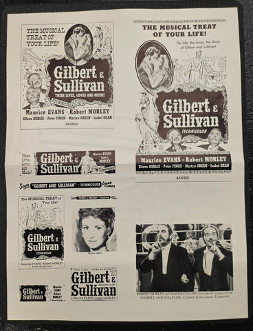 "Gilbert And Sullivan" Original Movie Ad Clip Art Print